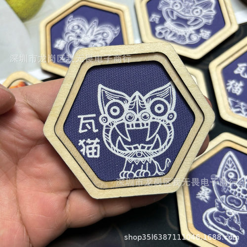 创意大理丽江特色瓦猫冰箱贴