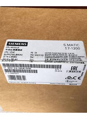 6ES7214-1BG40-0XB0西门子S7-1200CPU1214C紧凑型CPUAC/DC/继电器