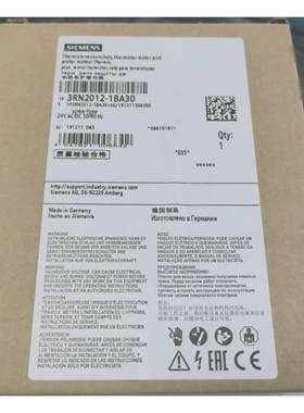 3RN2012-1BA30西门子热敏电阻电机保护继电器22.5 mm螺栓型端子