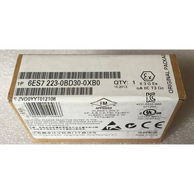 6ES7223-0BD30-0XB0西门子S7-1200数字量I/O模块SB1223 2DI 24V