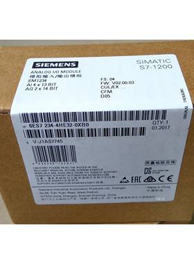 6ES7234-4HE32-0XB0西门子S7-1200模拟量输入输出模块SM1234