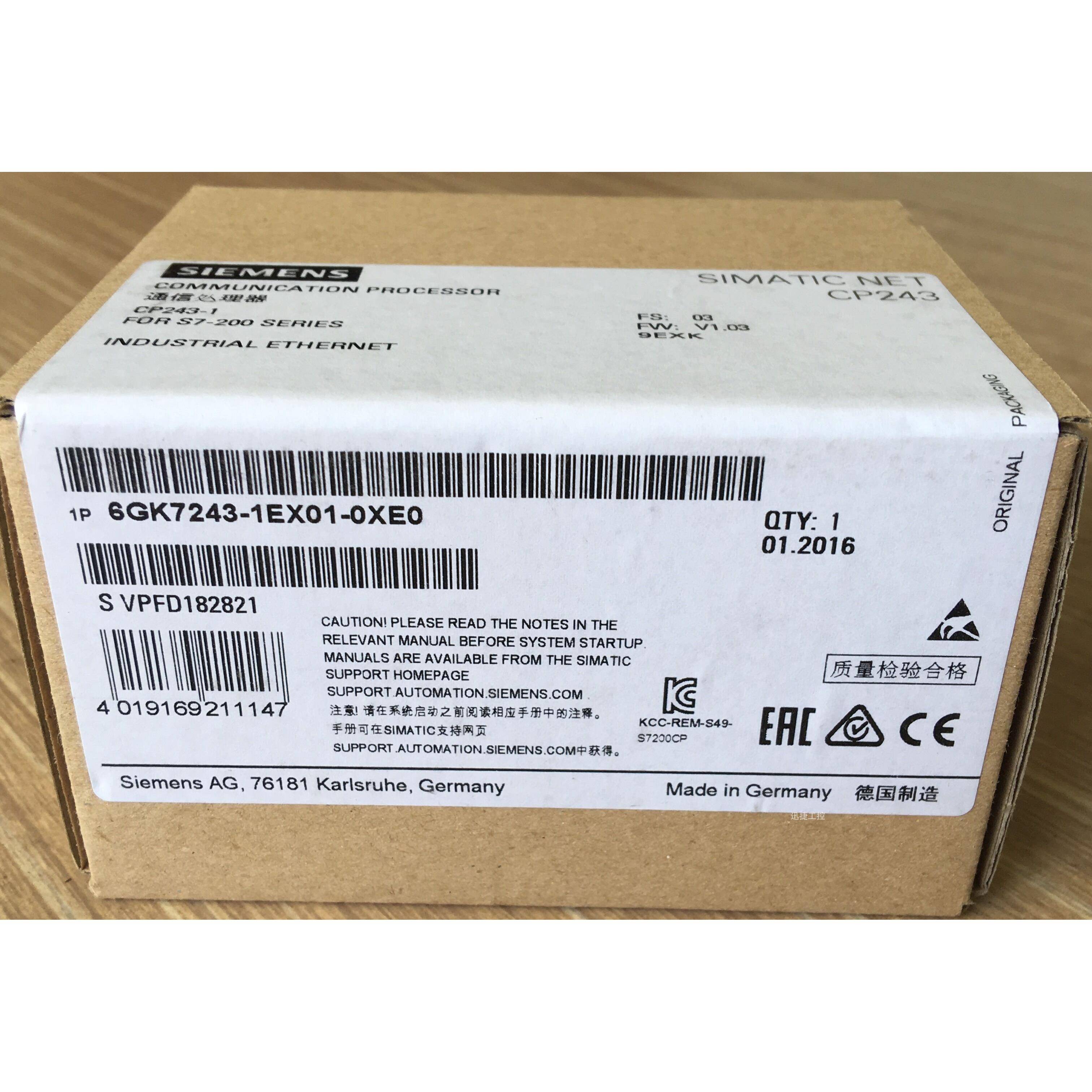 6GK7243-1EX01-0XE0西门子通信处理器CP243-16GK72431EX010XE0