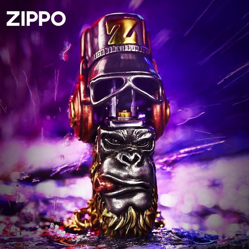 zippo重盔甲潮玩音乐猿人崛起