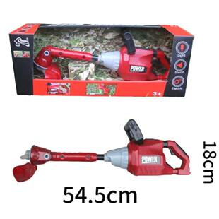 儿童新电动除草机磨床树篱修剪模拟玩具与声音效果