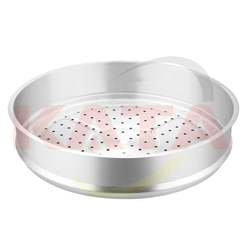 .锈钢锅适用蒸笼蒸锅笼屉家用蒸架大号蒸格圆形蒸屉篦32-34-40cm