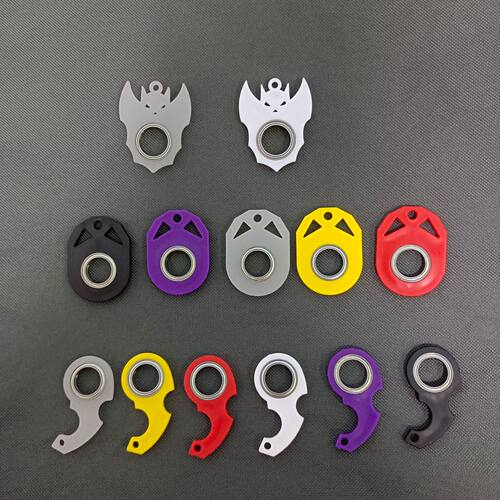 二代指尖旋转解压钥匙扣keychain fidget spinner解压钥匙扣玩具