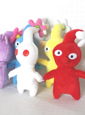 新款任天堂游戏皮克敏毛绒玩具PIKMIN奥利马公仔周边娃娃玩偶