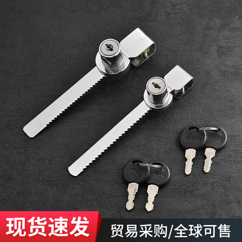 .小博士橱窗锁玻璃推拉门锁玻璃门锁移门锁318锯齿锁328趟门锁扣