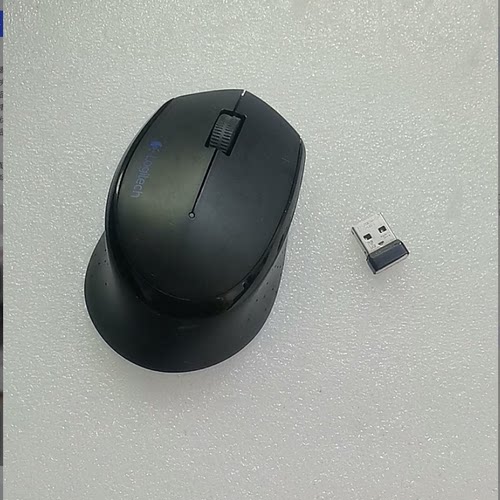 罗技M275 无线鼠标 +M275无线接收器 蓝色底部