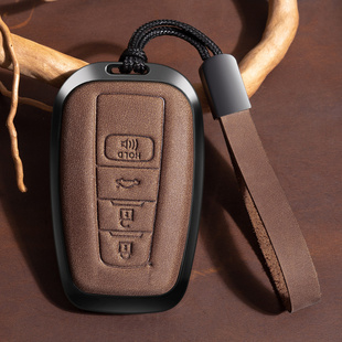 适用于丰田锐放锋兰达卡罗拉荣放RV4雷凌钥匙套牛皮真皮钥匙包3