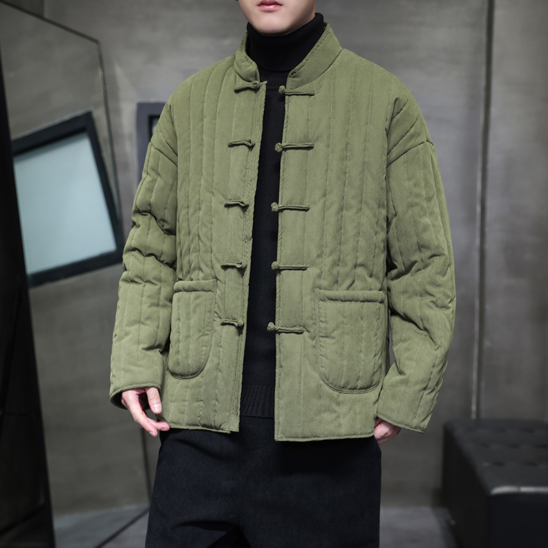 中国风唐装男士加厚棉衣中老年中式棉服男装棉袄保暖冬季外套冬装