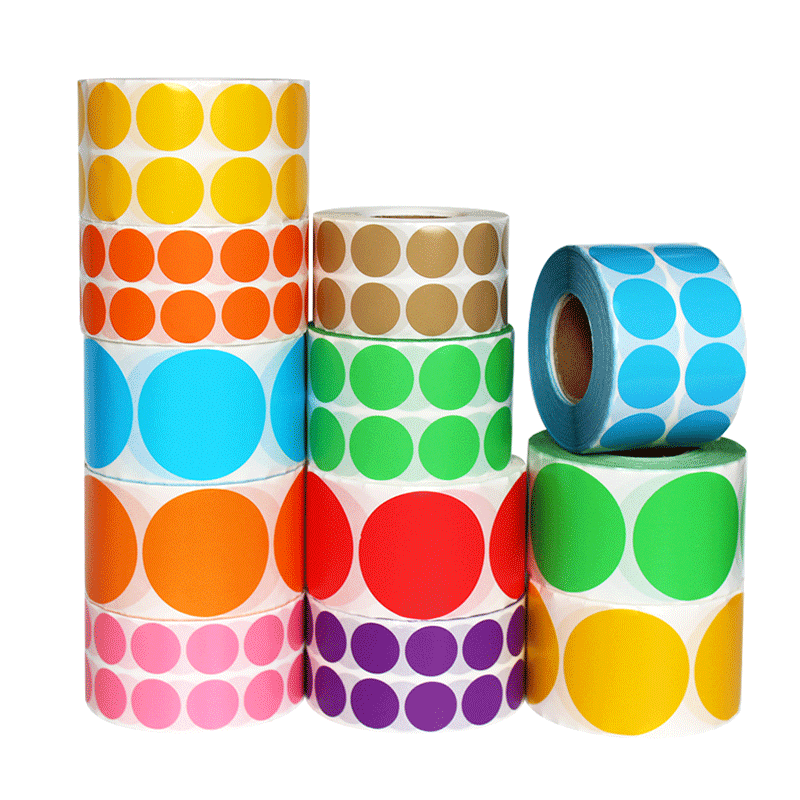 源头厂家可定制圆形标签热敏纸