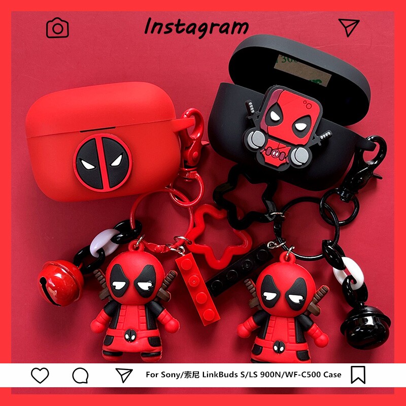 适用于Sony/索尼 LinkBuds S无线蓝牙耳机硅胶保护套黑红动漫卡通WF-LS 900N软壳耳机防摔软WF-C500保护外壳怎么样,好用不?