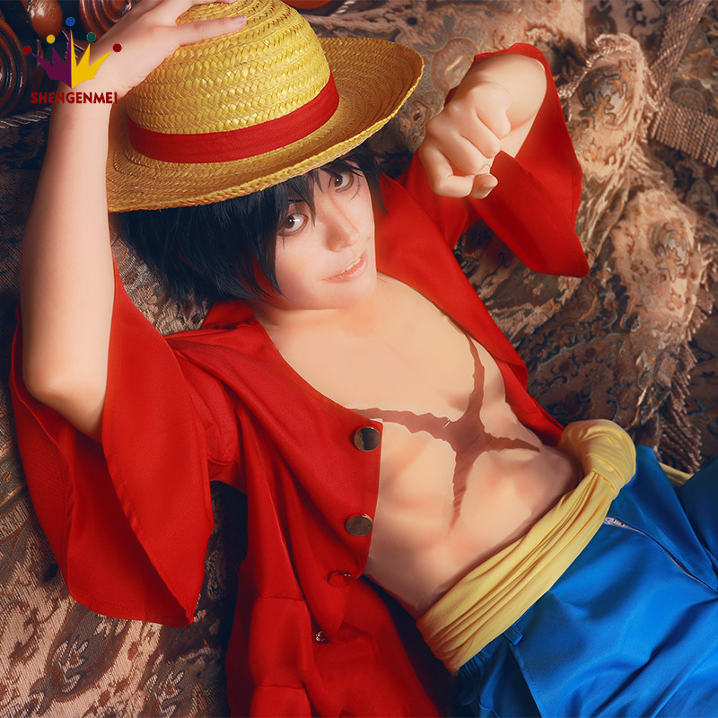 海贼王cos服 两年后 二代 路飞短袖动漫服全套表演道具服装帽子|msdalam kategori Butik wanita / wanita, pakaian/pakaian kebangsaan/peringkat pakaian, pakaian kebangsaan/pakaian - dari Buy2taobao.com untuk memberikan perkhidmatan ejen Taobao profesional membeli