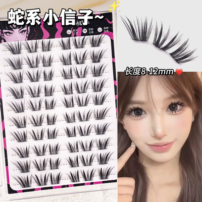 免胶蛇系小信子假睫毛！嫁接感