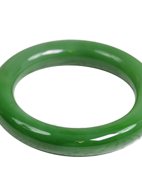 和田玉碧玉圆镯手镯涵韵珠宝