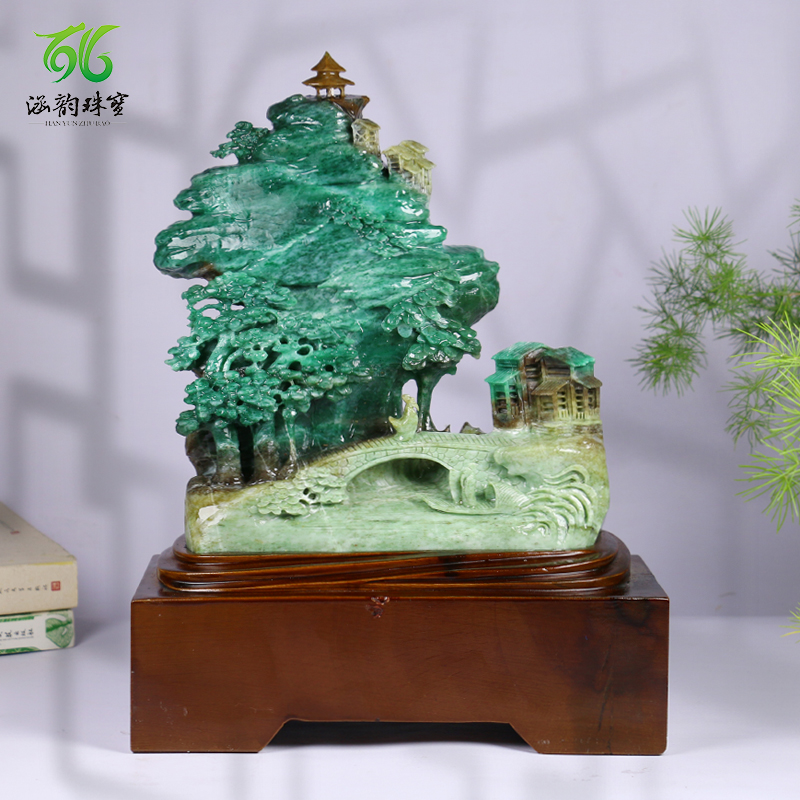 涵韵珠宝独山玉摆件玉雕厂直供