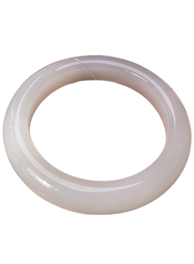 涵韵珠宝天然玉石和田玉冰白手镯