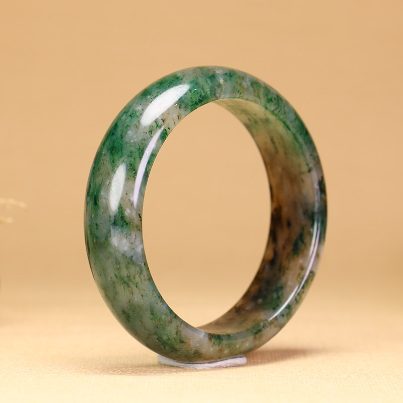 0涵韵珠宝老坑天蓝宽条独山玉