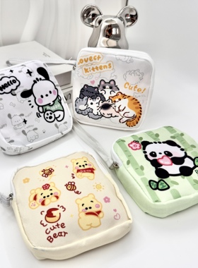 适用百词斩单词机max保护壳MAX英语学习机保护套3.5寸大屏收纳布包双层BCZ-Max便携包lulu猪小海星学生保护壳