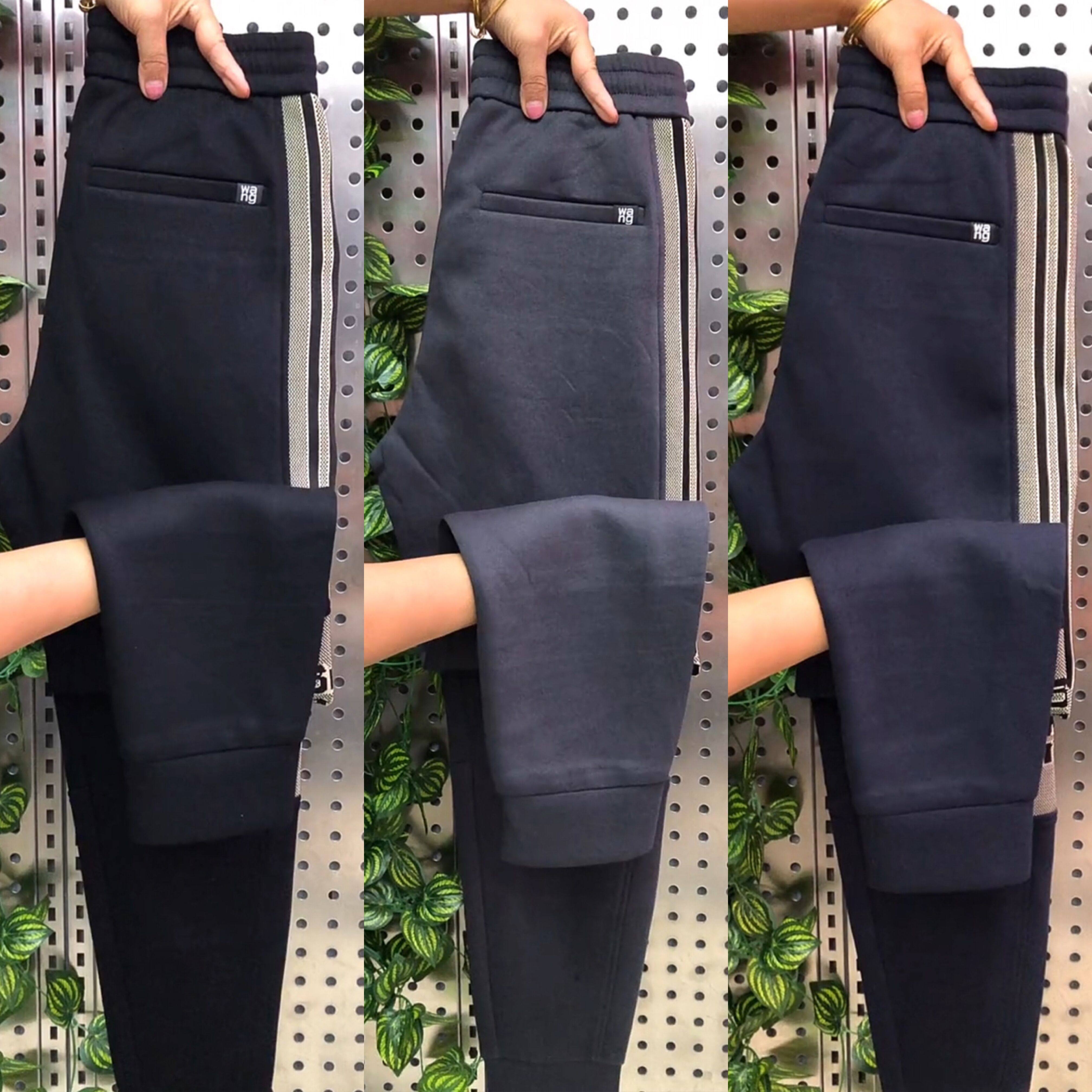 2193春季2025新款男士针织棉小脚休闲运动裤撞色拼接长裤弹力男裤,男装,休闲裤,淘宝优惠券,粉丝福利购,淘宝优惠卷