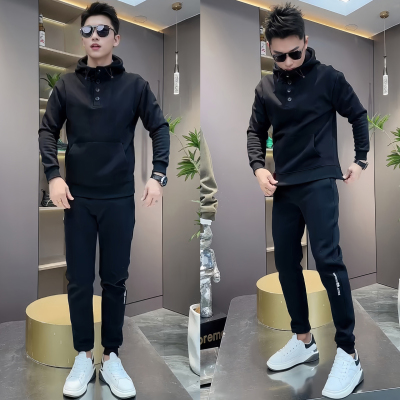 连帽百搭长袖卫衣休闲运动上衣