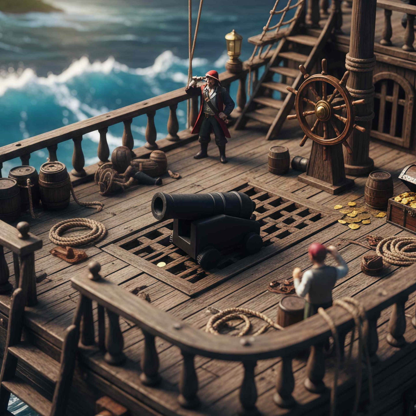 迷你火炮模型军事沙盘场景配件坦克战场布景道具战地防御工事装饰