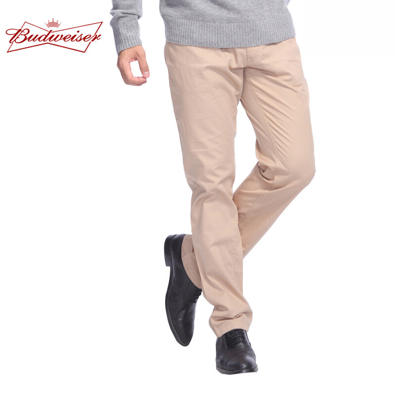 B Budweiser/ Budweiser men's wear Europe and America Spring and autumn season fashion business affairs leisure time Youth Self cultivation Straight pantsin the Men's clothing, Casual pants  category - from Buy2taobao.com to provide professional Taobao agent buy service