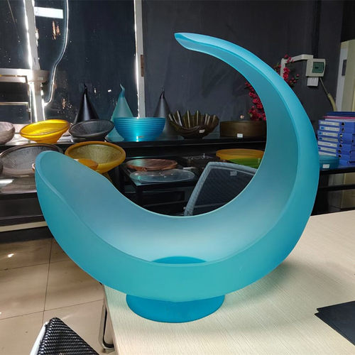 圆形月亮树脂海鲜姿造餐具刺身盘