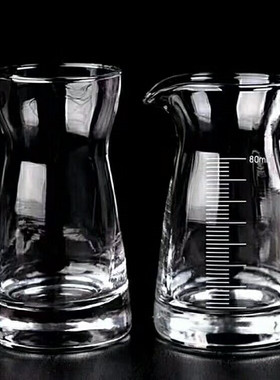 80ml刻度分酒器 青酒壶 烈酒杯公道杯酒壶白酒杯套装 无把分酒器