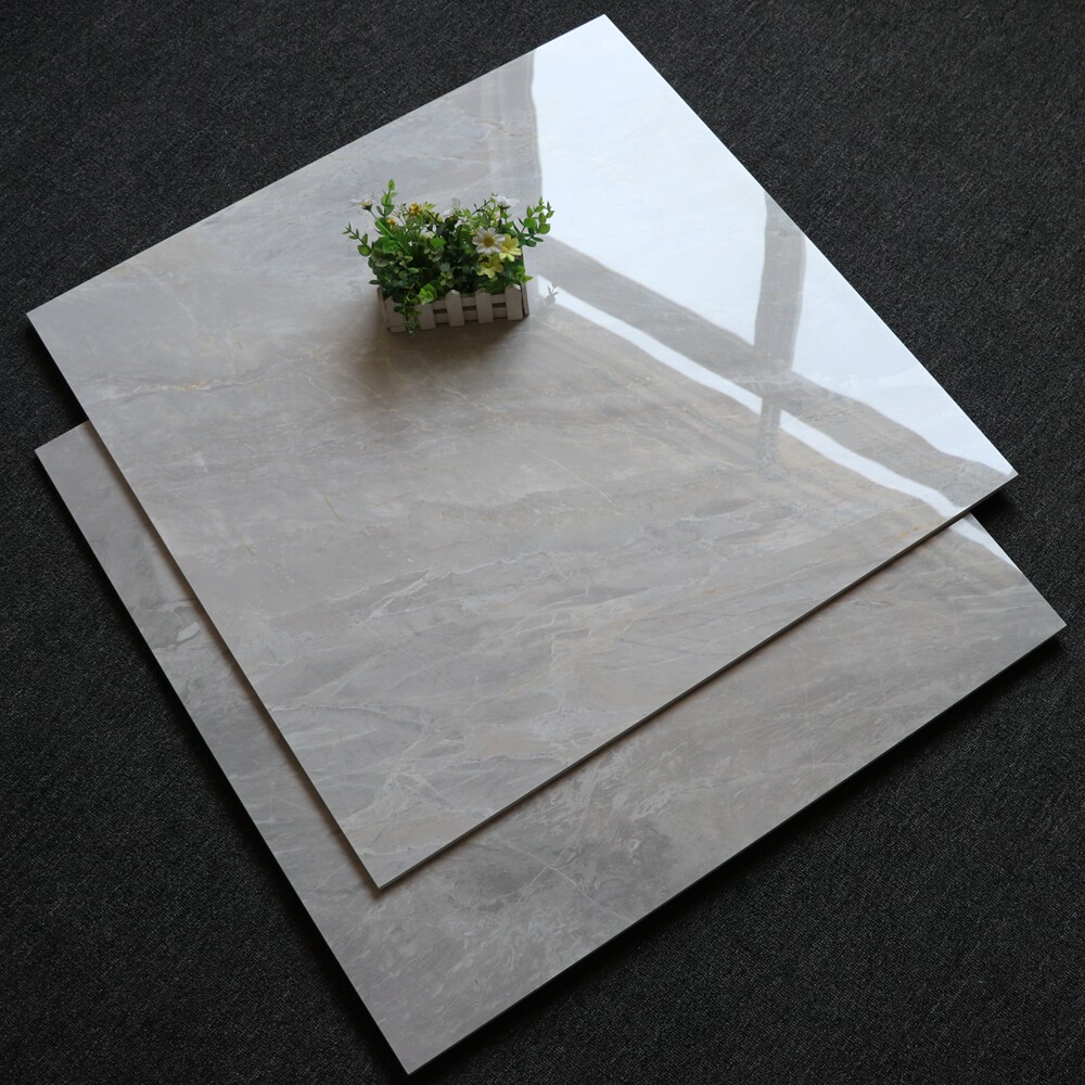 至尊白大理石纹瓷抛砖800x800现代客厅地砖酒店别墅爵士白抛光砖