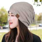 帽子女月子帽春秋套头帽薄款 包头帽圆顶宽松休闲堆堆帽男士 头巾帽