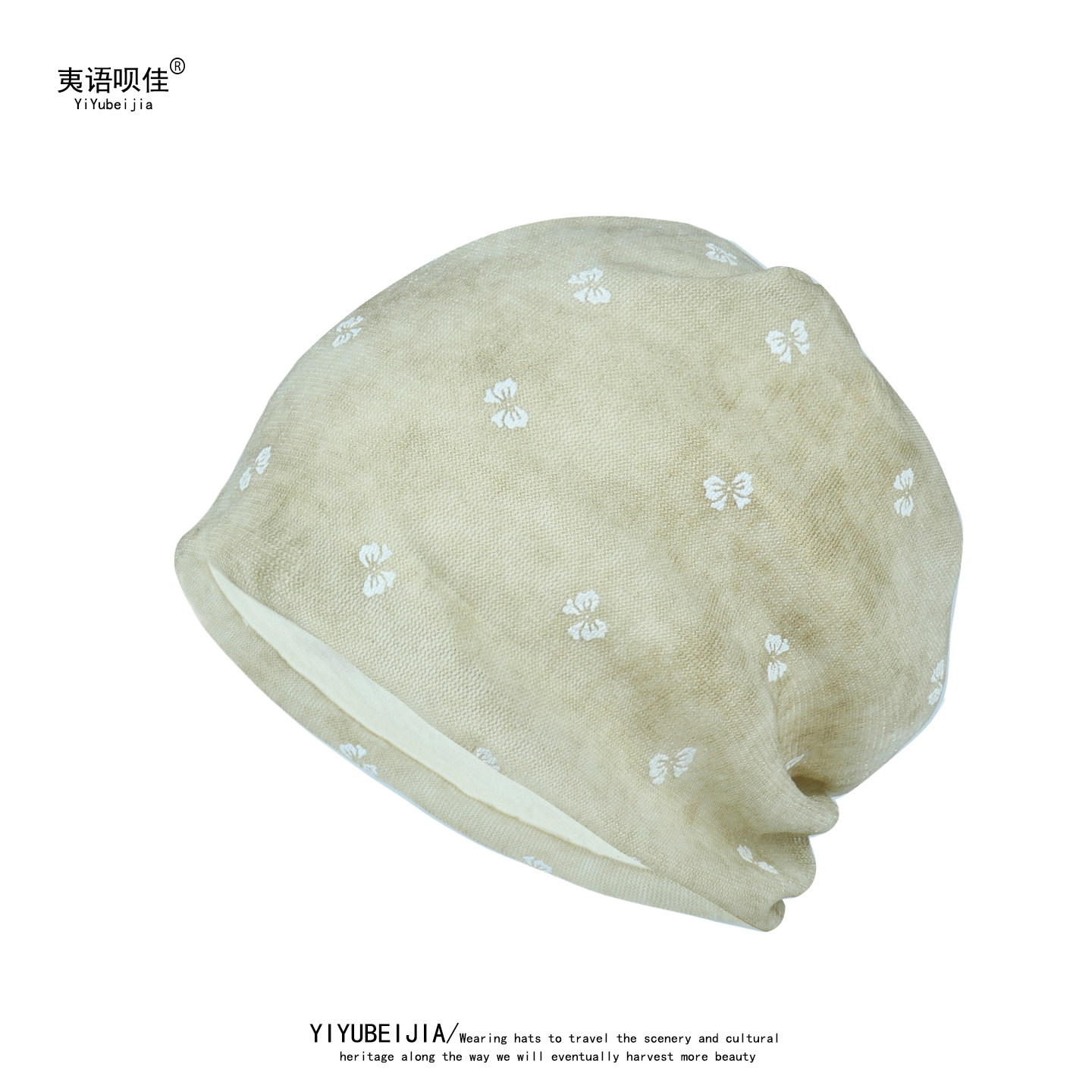 女士帽子薄款包头帽韩版套头帽休闲简约宽松头巾帽夏空调帽月子帽
