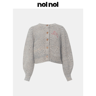 太后家土星提花复古针织毛衫N0107451Z10