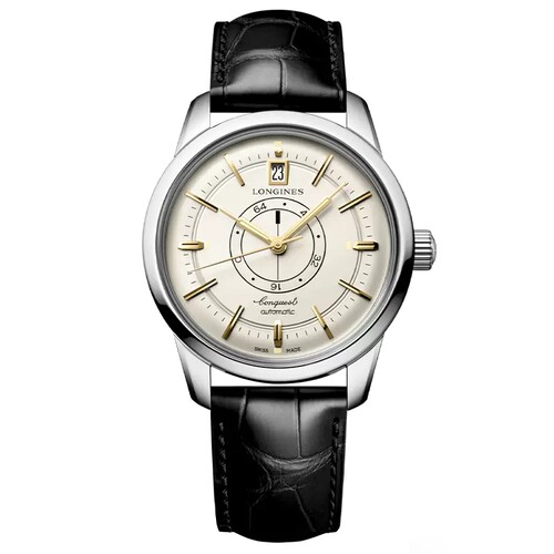 Longines浪琴康卡斯经典复刻系列皮带自动机械男表L1.648.4.78.2