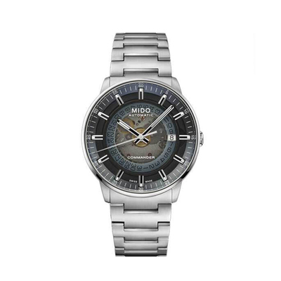 新款MIDO美度指挥官半透款男表