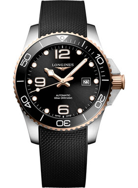 瑞士Longines浪琴 康卡斯潜水系列男款自动机械手表L3.782.3.58.9