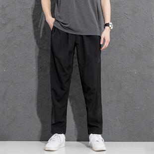 Adidas阿迪达斯男裤26夏季新款训练运动裤男休闲速干长裤HF8985