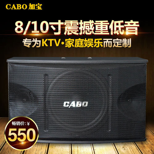 CABO/加宝  CA800家庭专业卡拉OK音箱会议音箱家用8寸10寸KTV音响