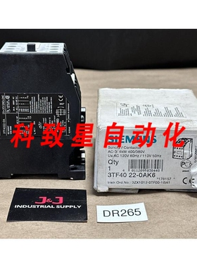 工业配件3TF40-22-0AK6接触器2S2O/2NO2NC 20A 600VAC三相