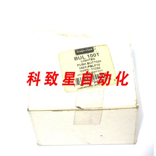 工业配件JOSLYN CLARK 100T-PBLF10按钮 100TPBLF10