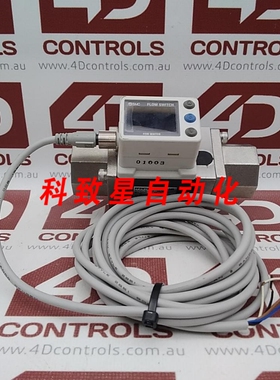 工业配件PF3W740-N04-FT-MR SMC流量开关 5-40L/MIN 50MA PNP