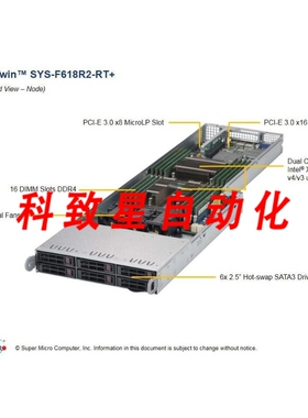 工业配件SYS-F618R2-R72PT+4U SUPERSERVER