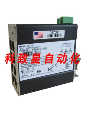 工业配件108TX以太网交换机 250MA 10-30V