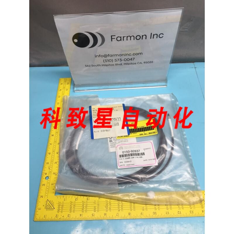 工业配件AMAT 0150-92837 F/O T1 3250MM X10A.C.RX/X30H FIBER O