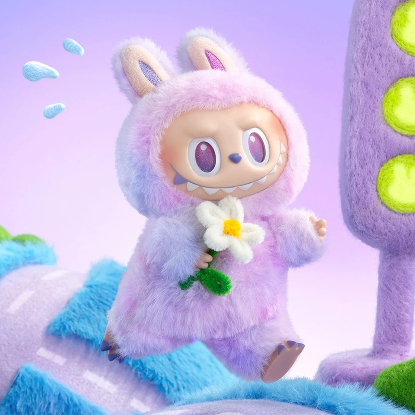 泡泡玛特POPMART拉布布LABUBU前方高能3.0