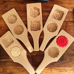 新客立减DIY手工制作雕花朵月饼糕点端午模具饭团饼干烘焙