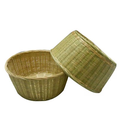 竹青竹编编竹筐水果篮手工竹制品馒头筐竹篮纯洗菜簸箕纯手工编织