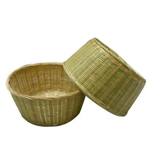 竹青竹编编竹筐水果篮手工竹制品馒头筐竹篮纯洗菜簸箕纯手工编织