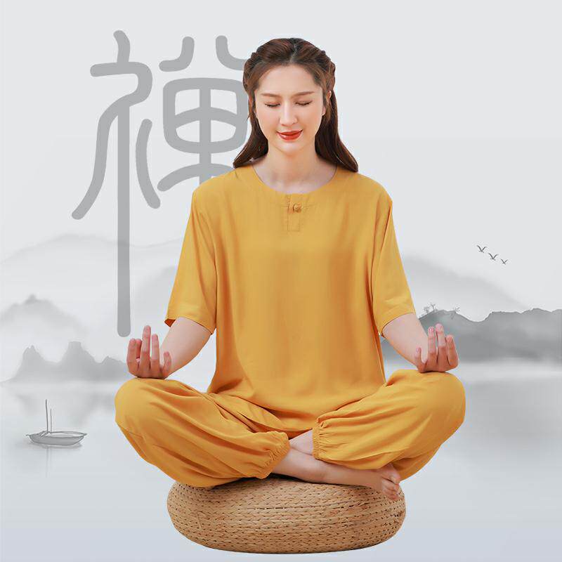 2022棉麻禅修服居士服太极服